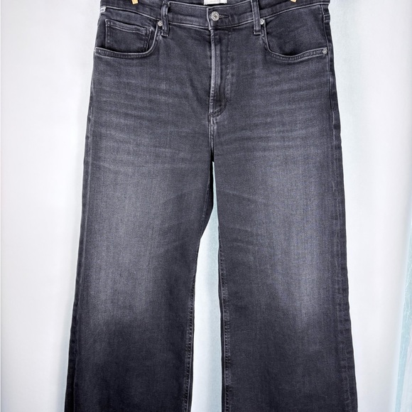 Citizens of Humanity Ayla Raw Hem Crop Jeans In Bronson Size 30 - Picture 4 of 10